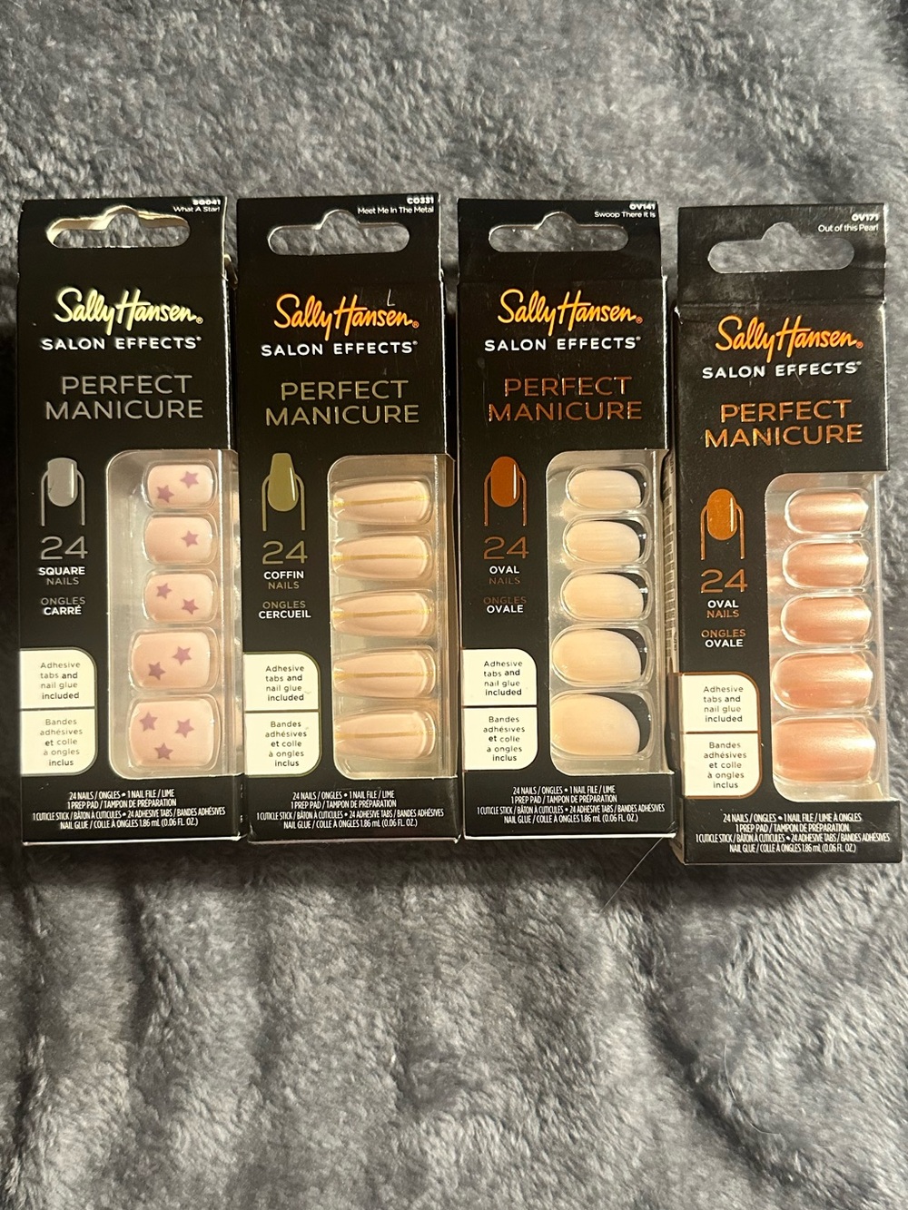 Sally Hansen Salon Effects Perfect Manicure Nail Set - Neutral & Star Accent